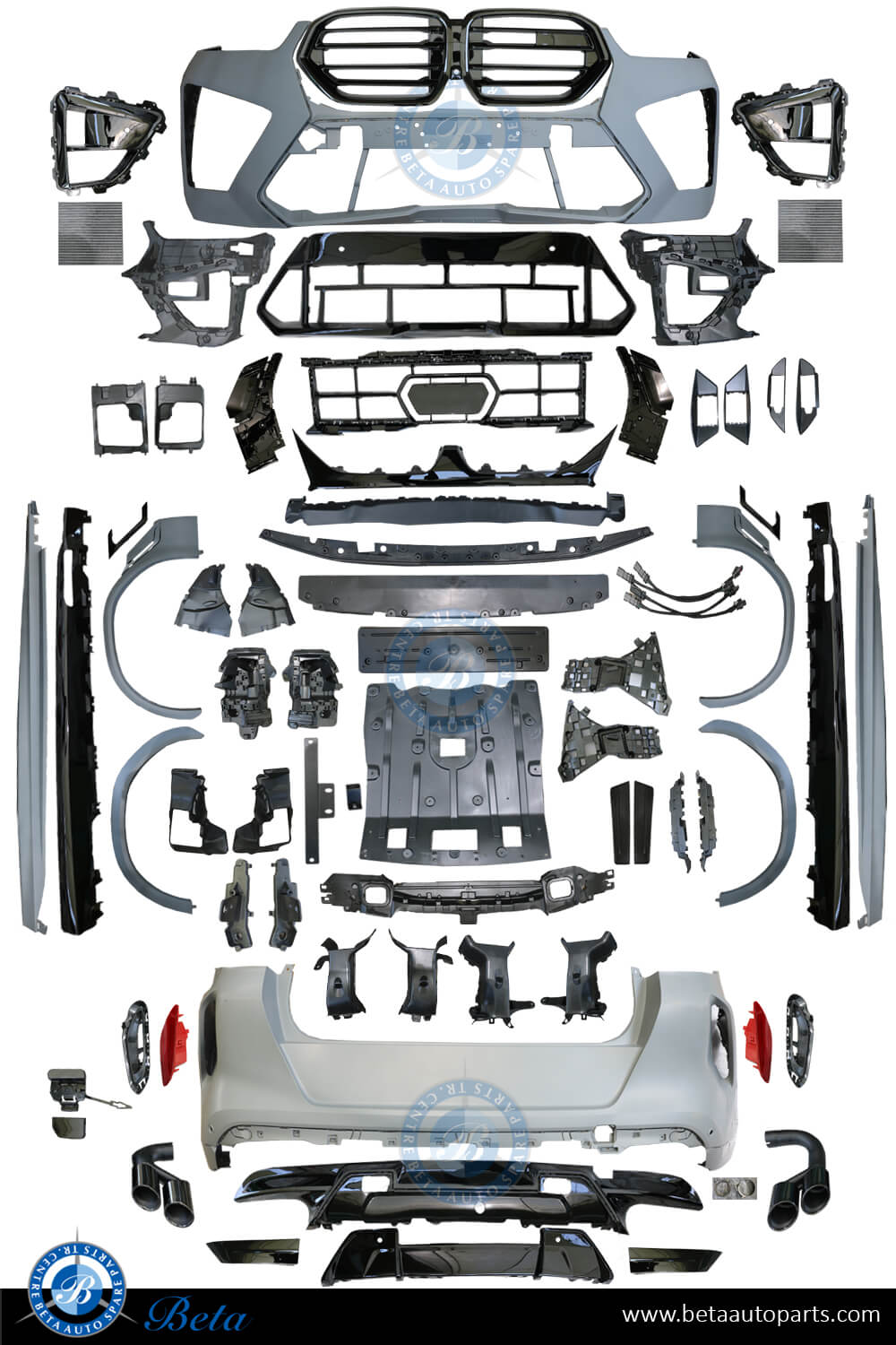 Body Kit X6M Look for BMW X6 G06 LCI 2024-Up models Body Kit X6M Look for BMW X6 G06 LCI 2024-Up models